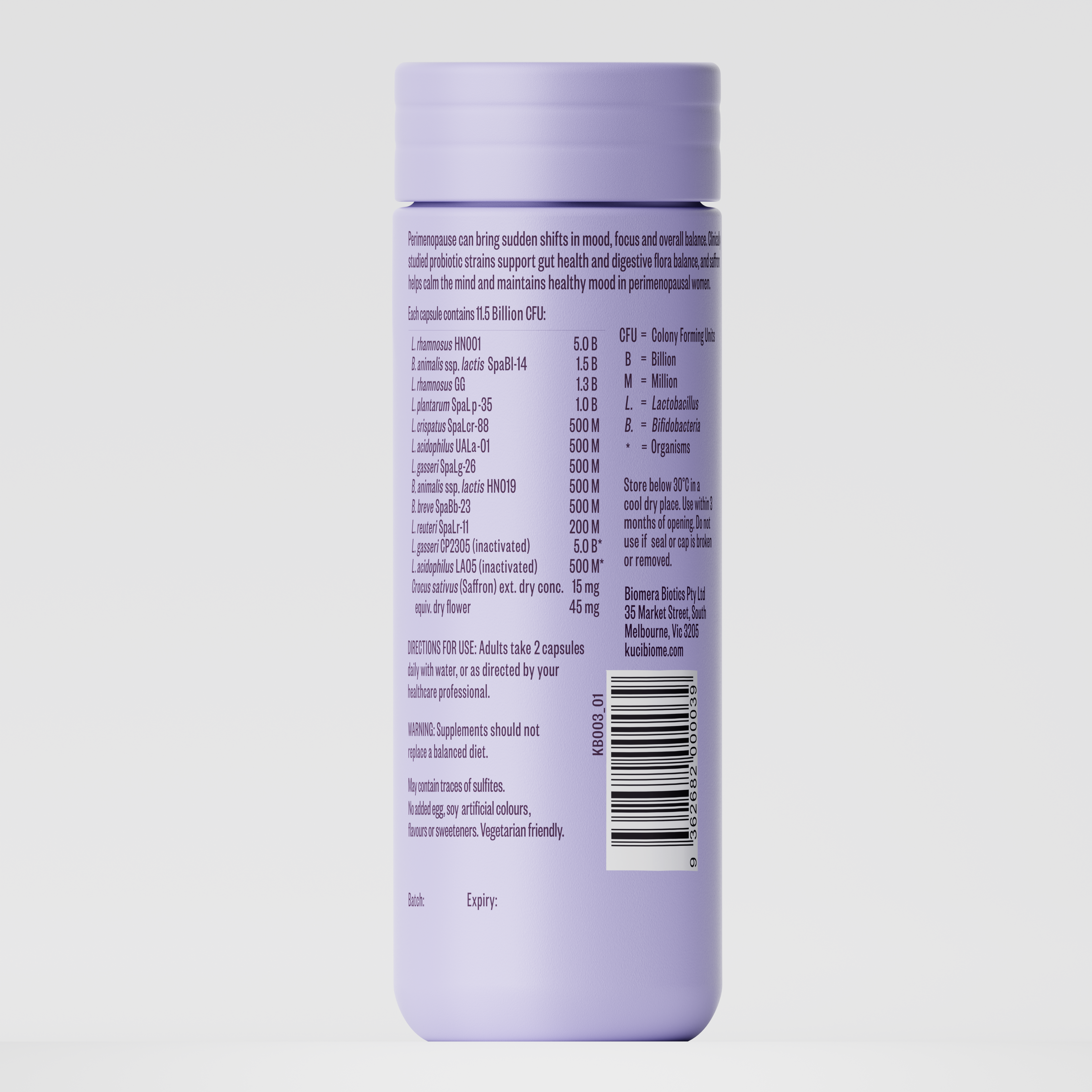 Perimenopause Daily Support Probiotic